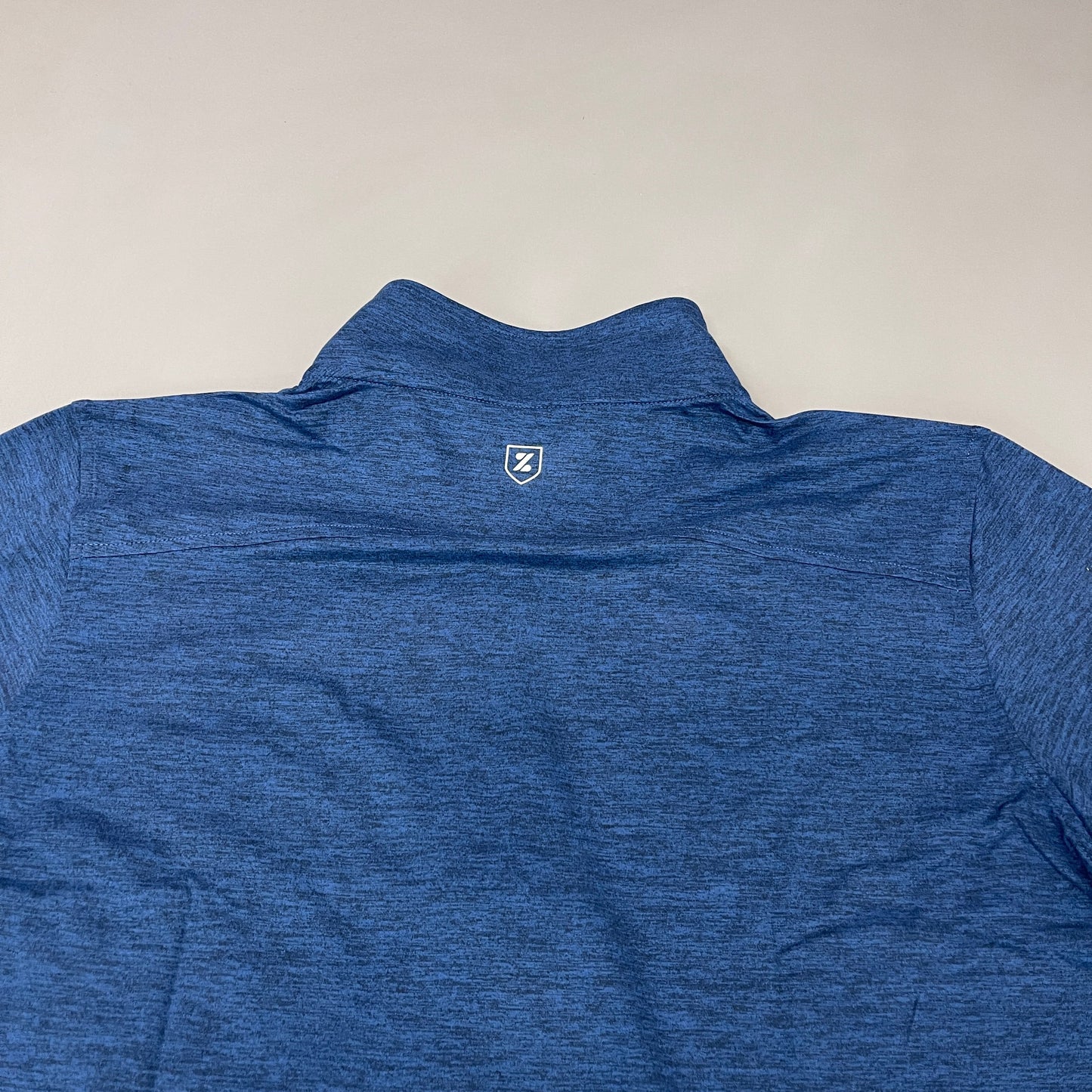 ZUSA Pull Over Shirt Long Sleeve Brisk Quarter Zip Men's Sz XL Navy Heather (New)