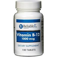 Reliable-1 Laboratories Vitamin B-12 – 1000 mcg (100 Tablets)