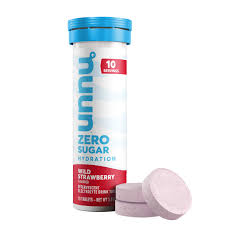 Nuun Sport: Zero Sugar – Wild Strawberry (Electrolyte Drink Tablets)