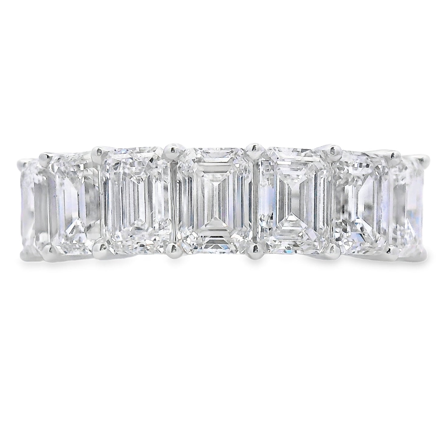 Lab Grown Diamond Fashion band rings 14KT White Gold