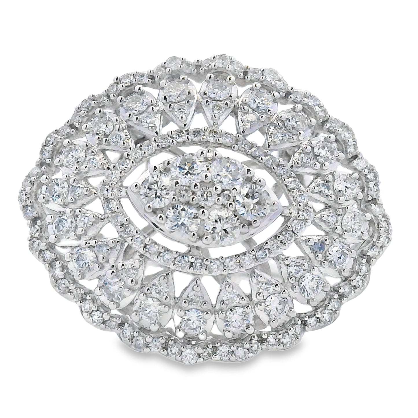 .85ct Diamond Ring 14KT White Gold