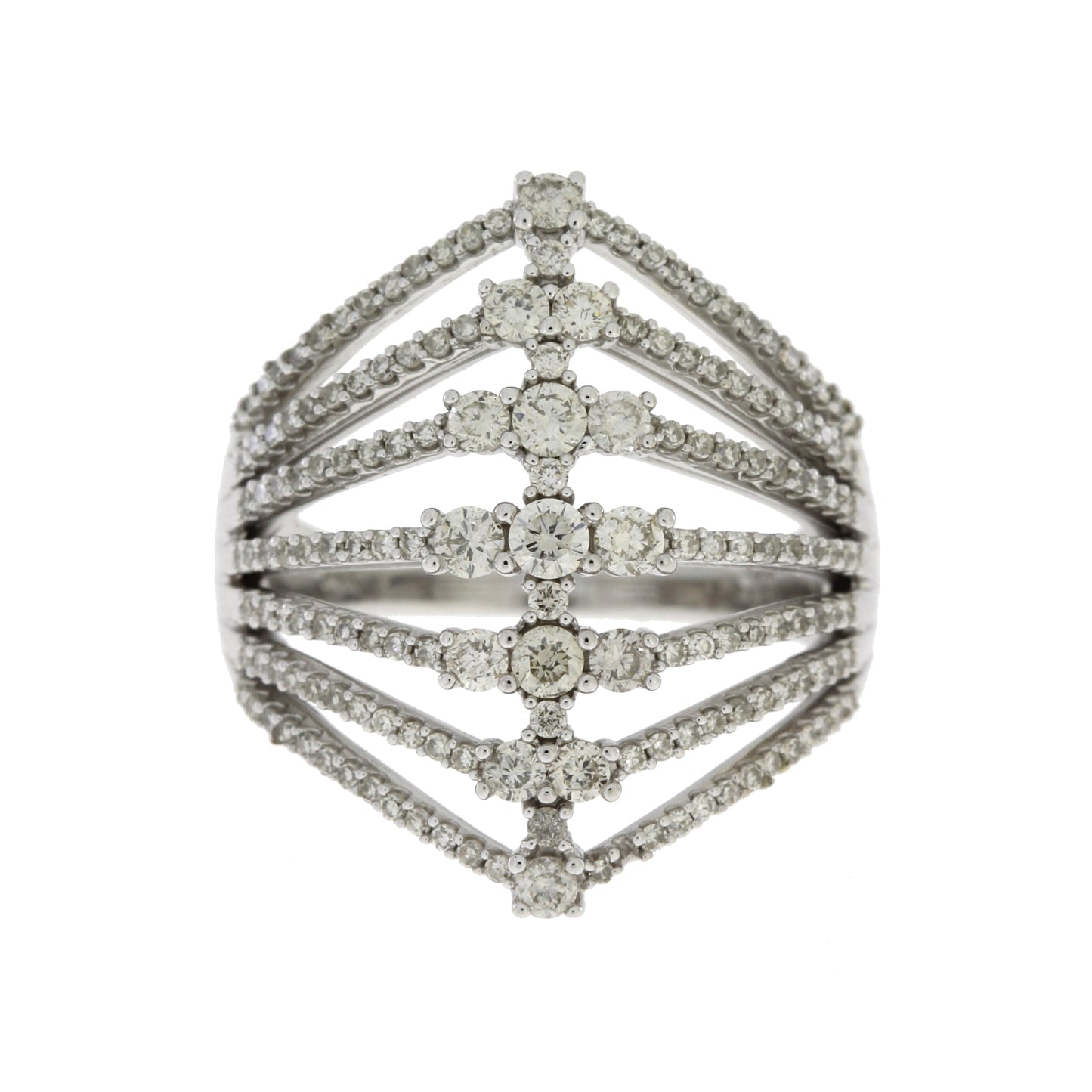 1.00ct Diamond Ring 14KT White Gold