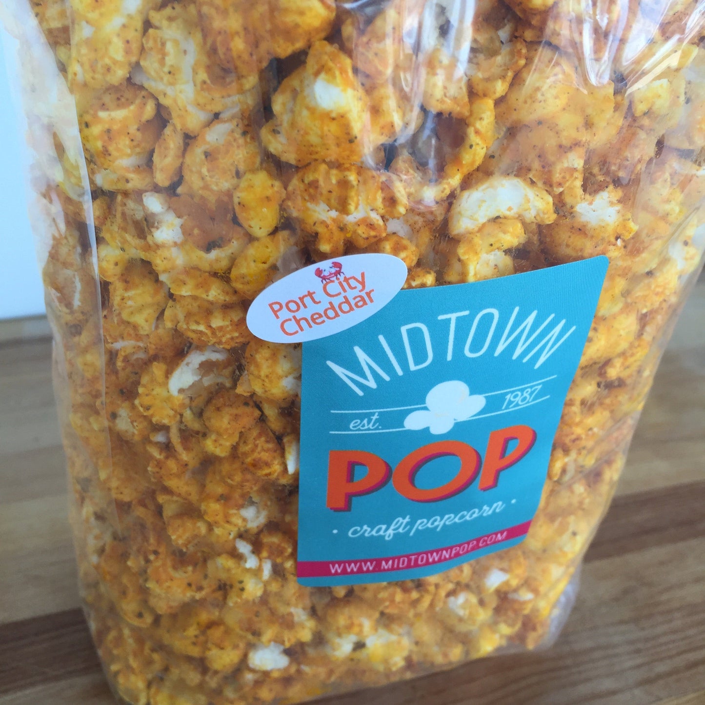 Port City Cheddar (with Old Bay) 🦀 Gourmet Popcorn