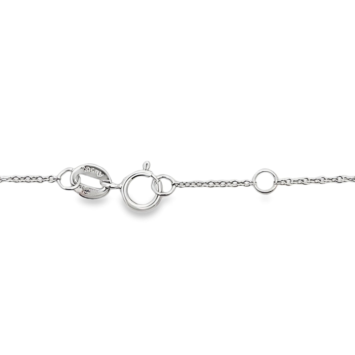 .17ct Ruby Diamond Bracelet 14KT White Gold