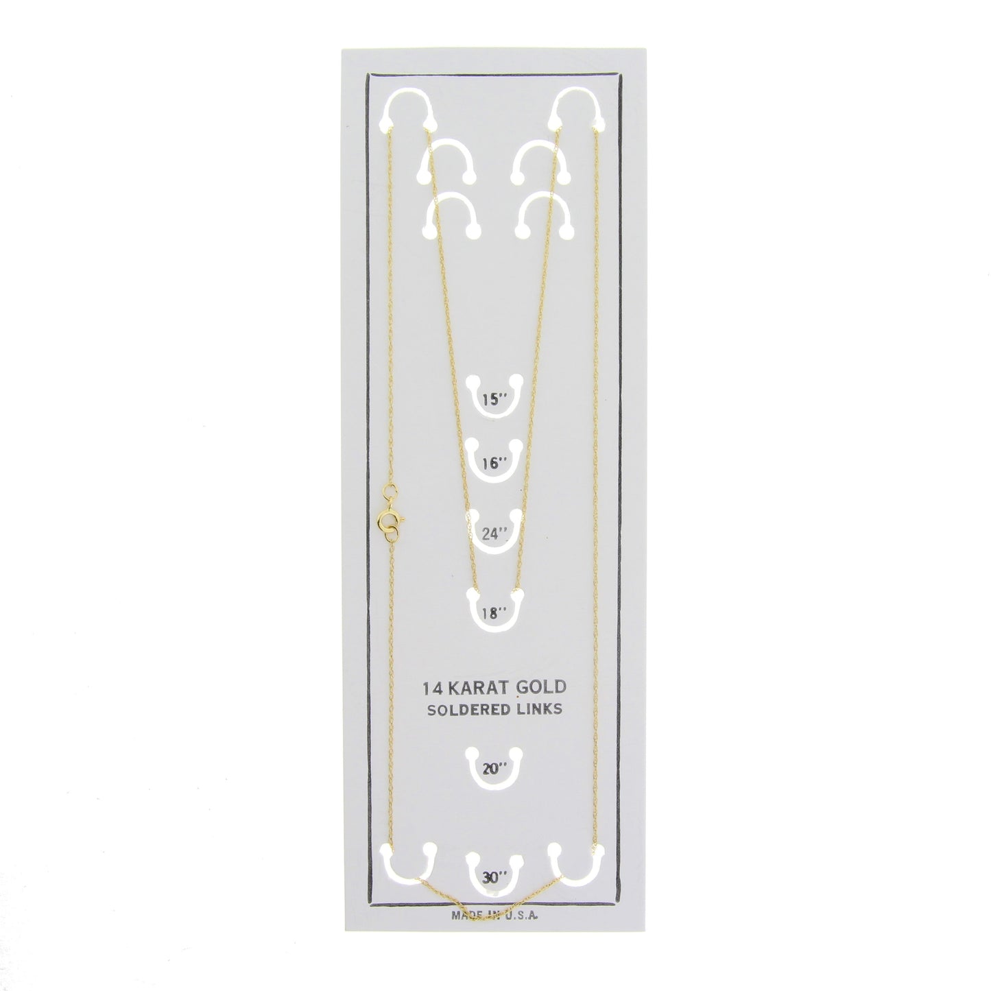 Womens chains 14KT Yellow Gold