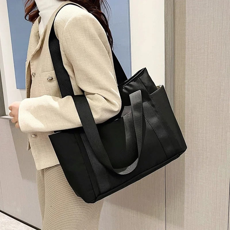 Nylon Shoulder Tote Bag for Women-2