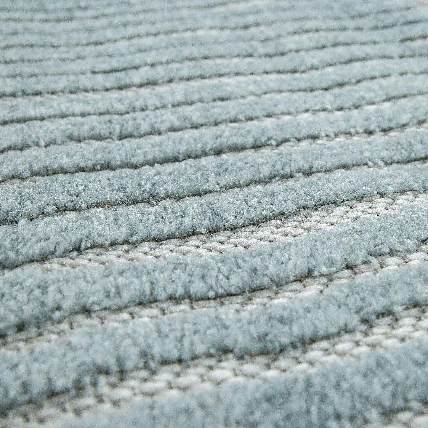 In- & Outdoor Rug Marrakesh Carved Design - Aqua Blue-3