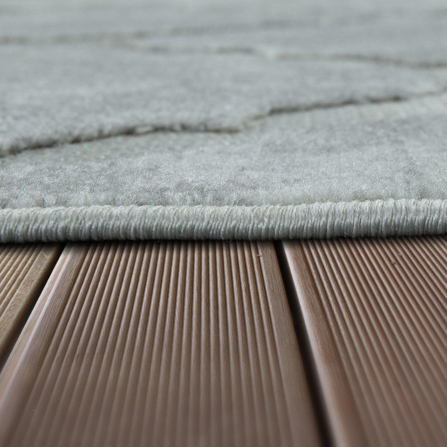 Outdoor Rug Marrakesh Moroccan Diamond Pattern - Light-Grey-4