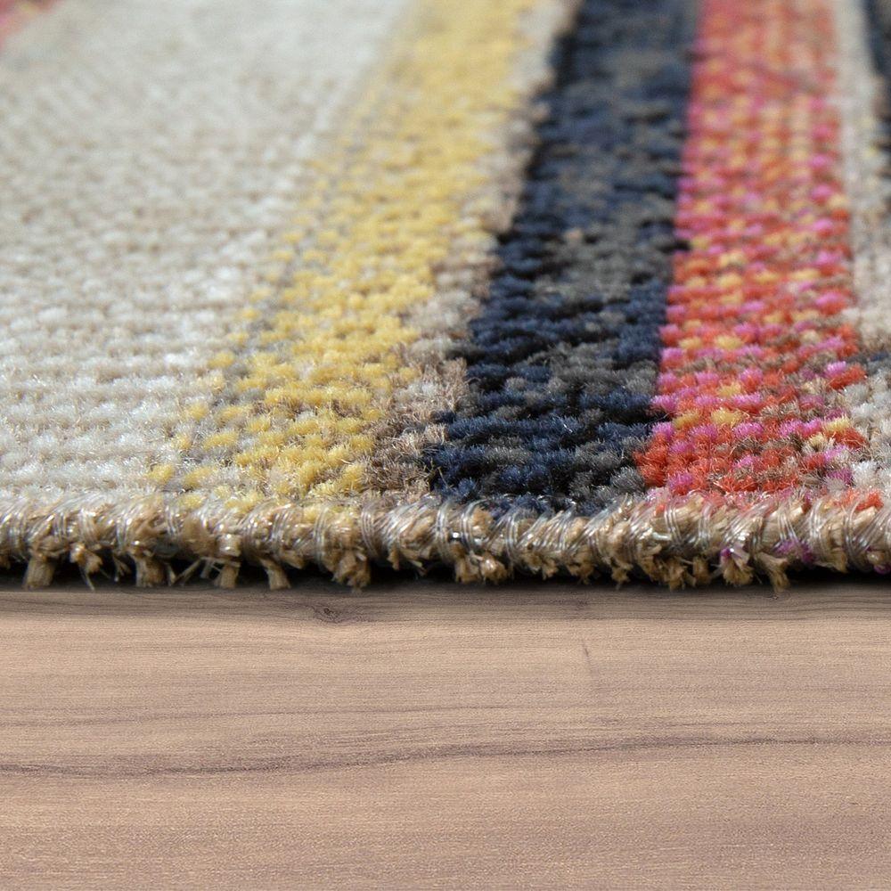 Indoor & Outdoor Rug Ethnic Cream Red Yellow-1
