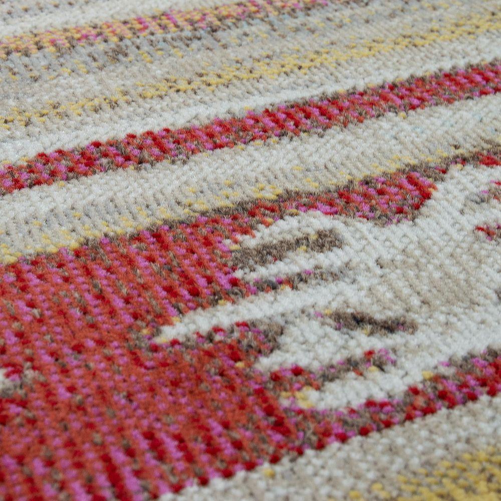 Indoor & Outdoor Rug Ethnic Cream Red Yellow-2