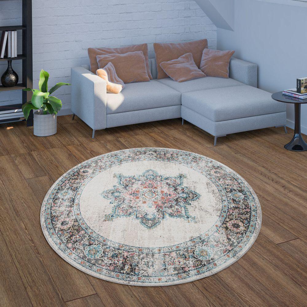 Indoor & Outdoor Rug for Patio, Oriental Pattern In Beige-1