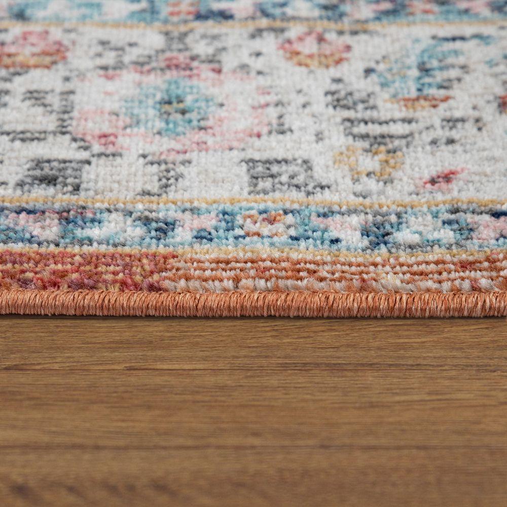 Indoor & Outdoor Rug For Patio, Oriental Pattern In Red-2