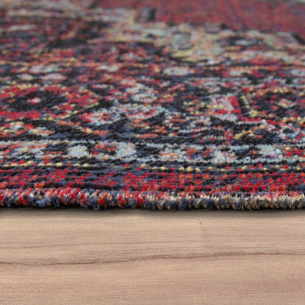 Indoor & Outdoor Rug Oriental Look Bordeaux Red-1