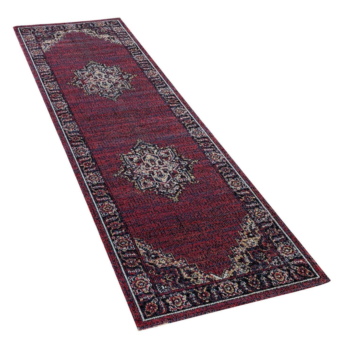 Indoor & Outdoor Rug Oriental Look Bordeaux Red-4