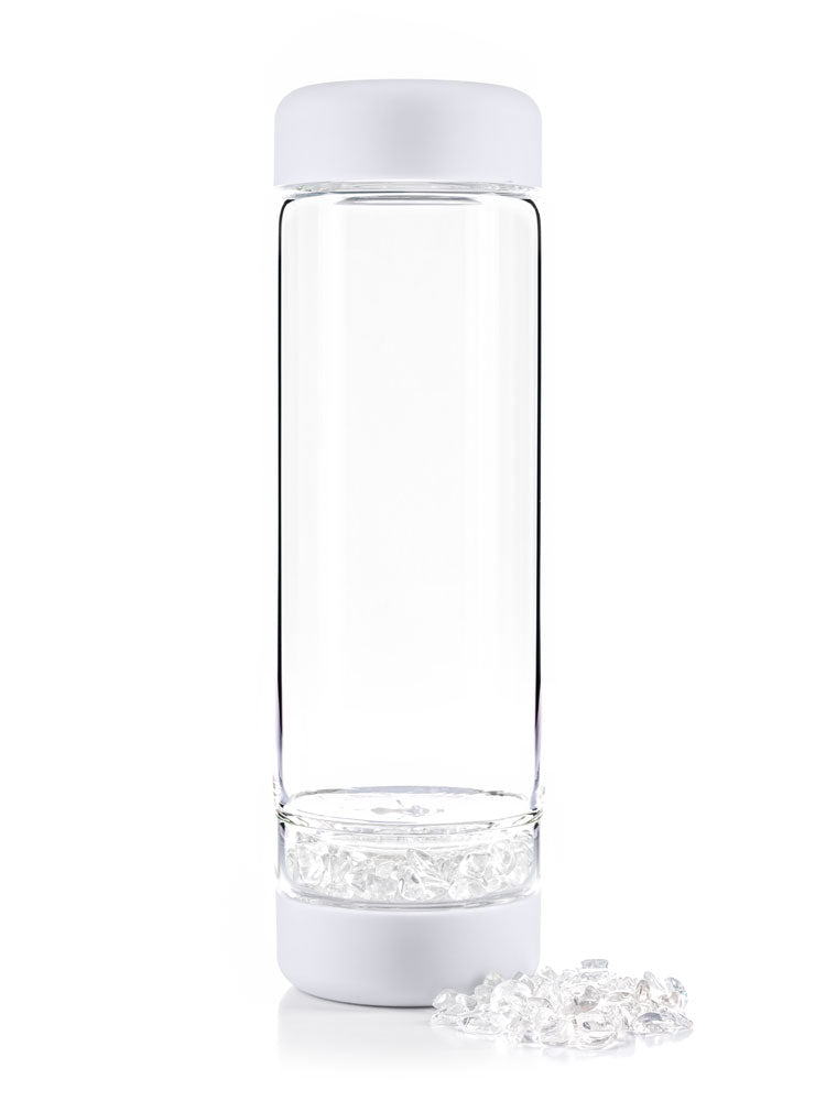 inu! CRYSTAL | The Original DIY Crystal Water Bottle with Clear Quartz