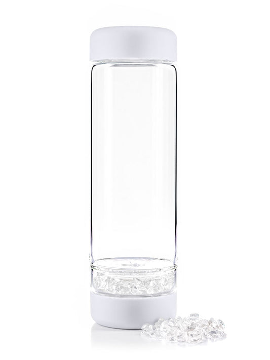 inu! CRYSTAL | The Original DIY Crystal Water Bottle with Clear Quartz