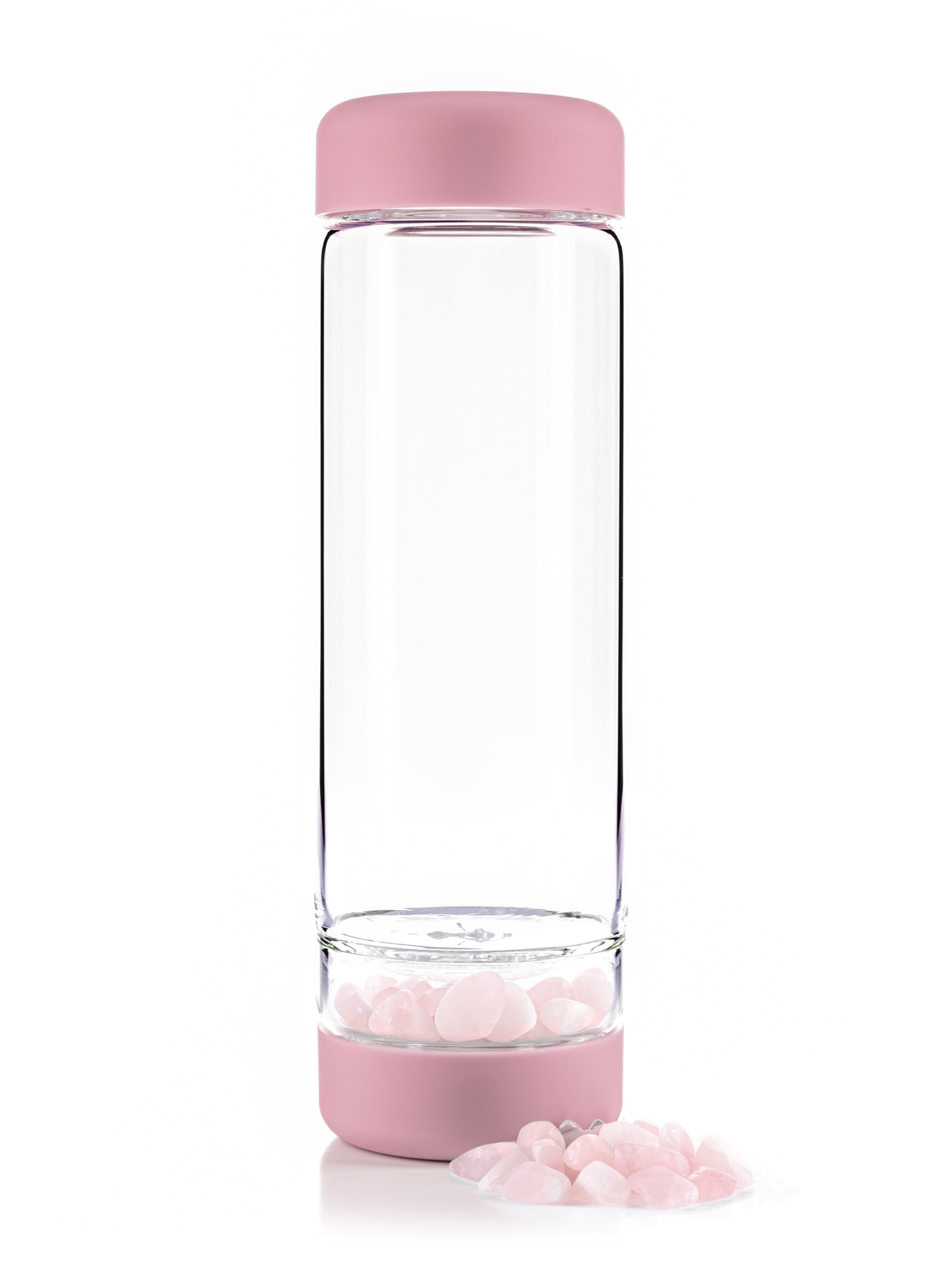 inu! ROSE | The Original DIY Crystal Water Bottle with Rose Quartz