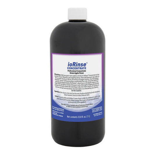 IoTech ioRinse Concentrate Professional Dental Irrigant - Green Apple-0