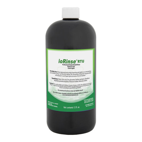 IoTech ioRinse RTU Ready-To-Use Mouth Rinse - Green Apple-0