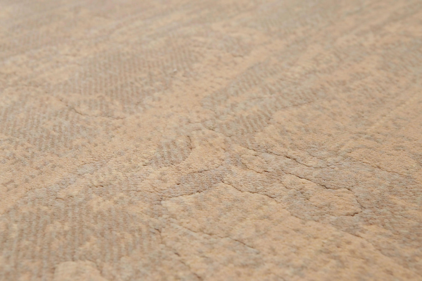 5' x 7' Handmade Modern 100% Wool Area rug Tan-1