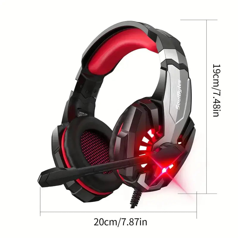 SoulBytes S9 Premium Stereo Gaming Headset for PS4, PC, Xbox, PS5