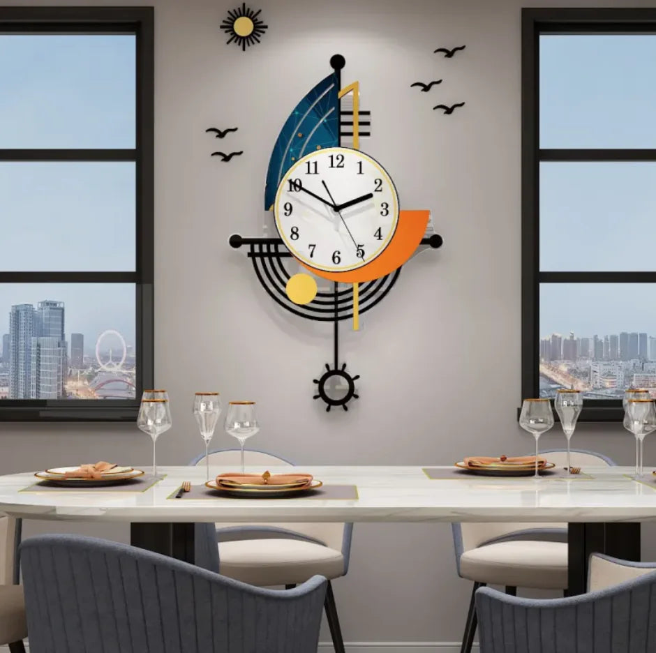 Sailing Wall Clock Decor