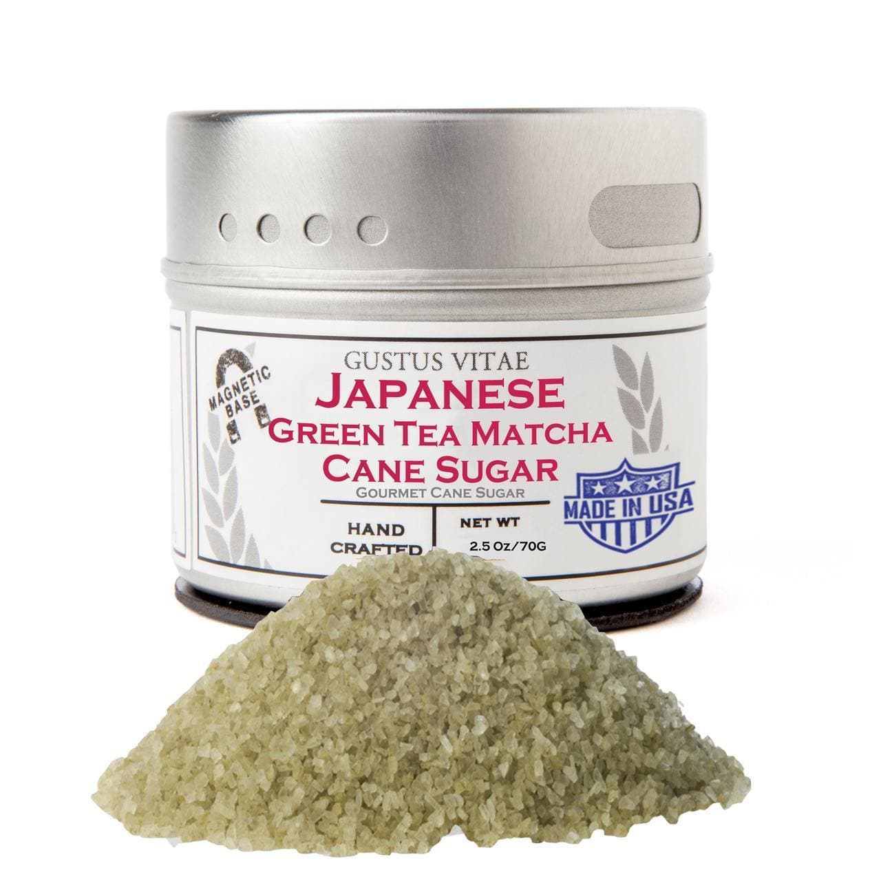 Japanese Green Tea Matcha Cane Sugar-0