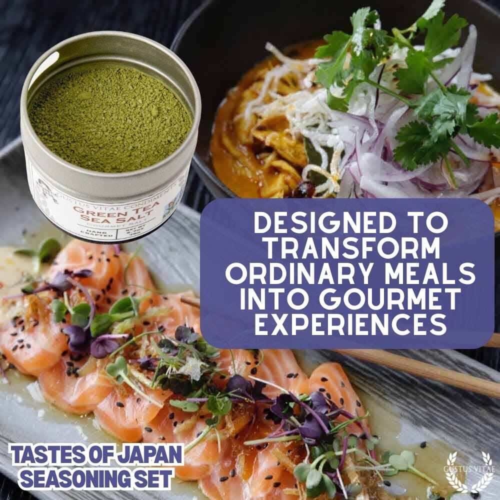 Japanese Seasoning Gift Set - Tastes of Japan - Artisanal Spice Blends Six Pack-3