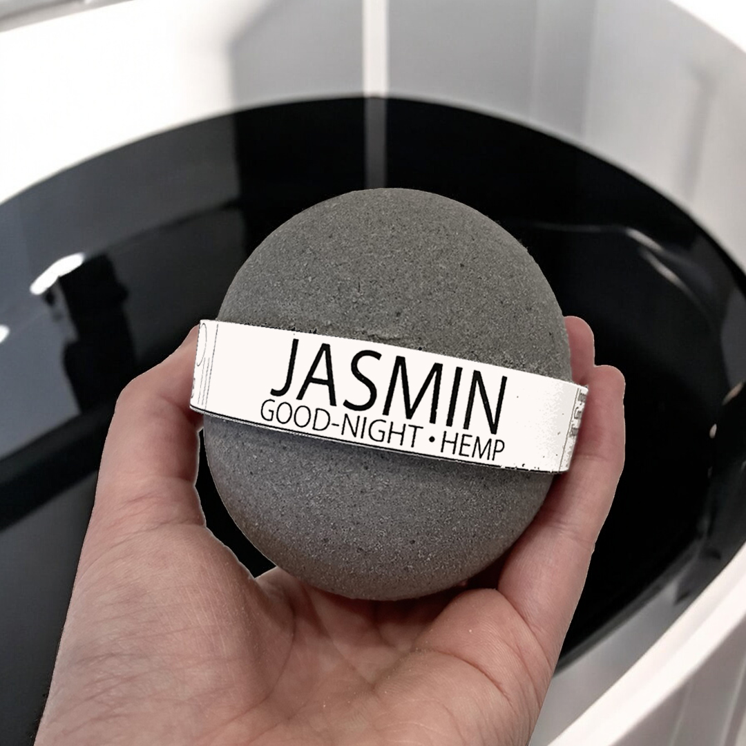 Goodnight Jasmine and Hemp Oil Bath Bomb-2