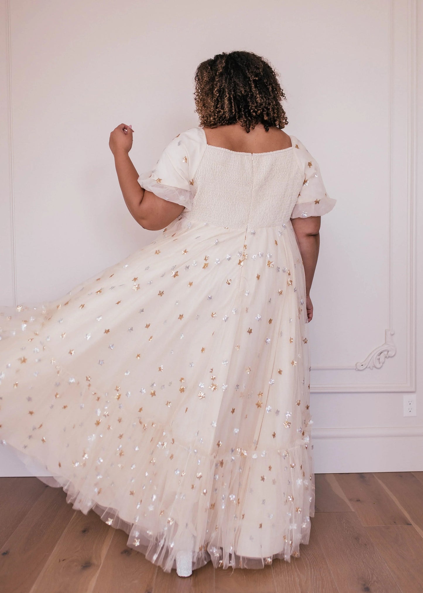 Wendy Dress Cream Star