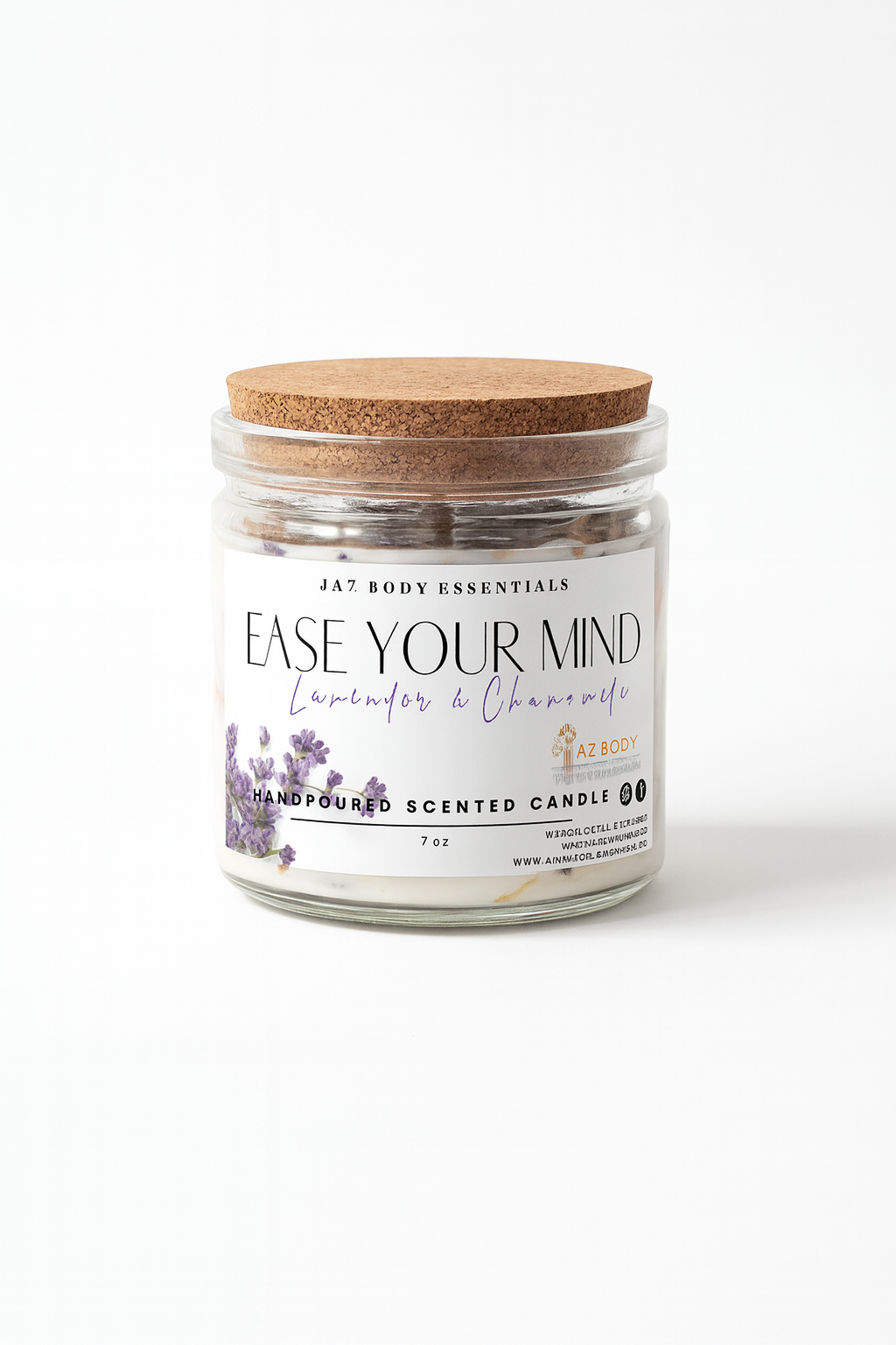 Ease Your Mind Chamomile and Lavender Candle-0