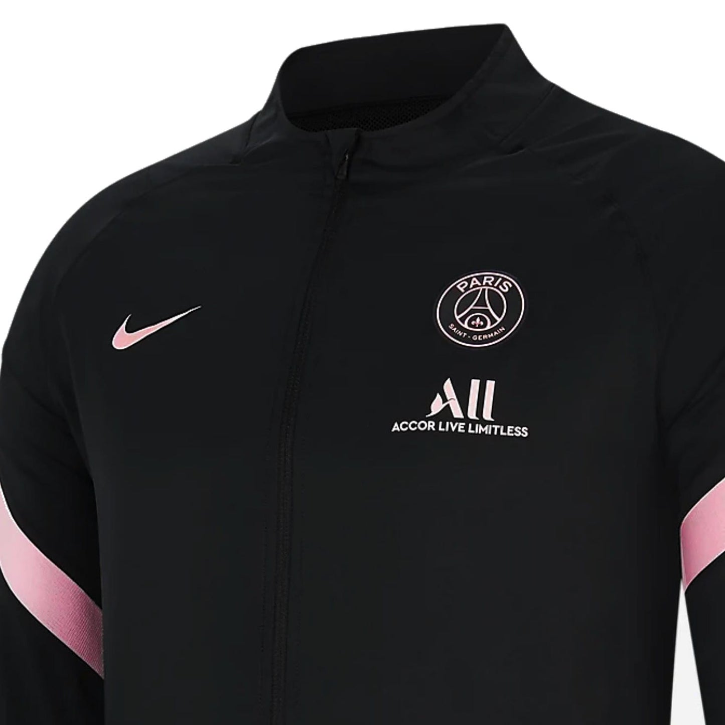 PSG black presentation Soccer tracksuit 2021/22 - Nike