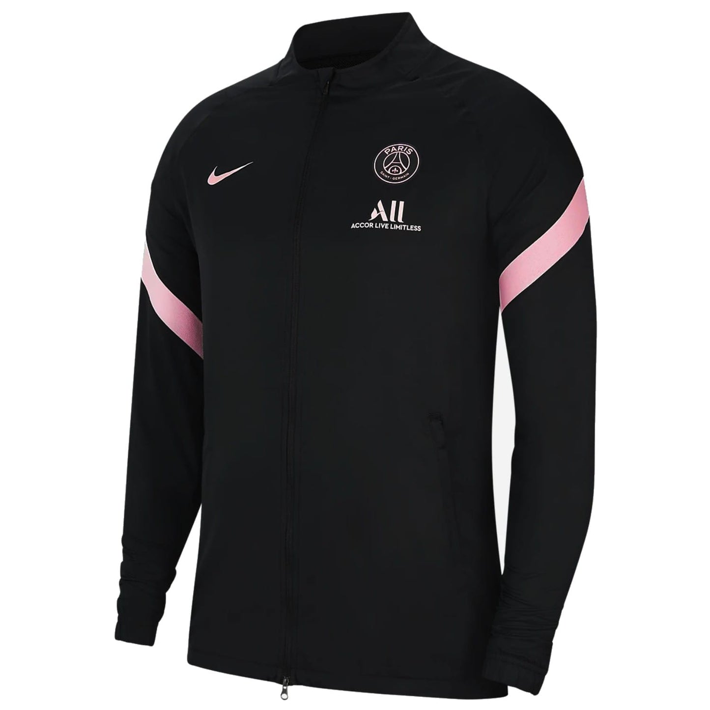 PSG black presentation Soccer tracksuit 2021/22 - Nike