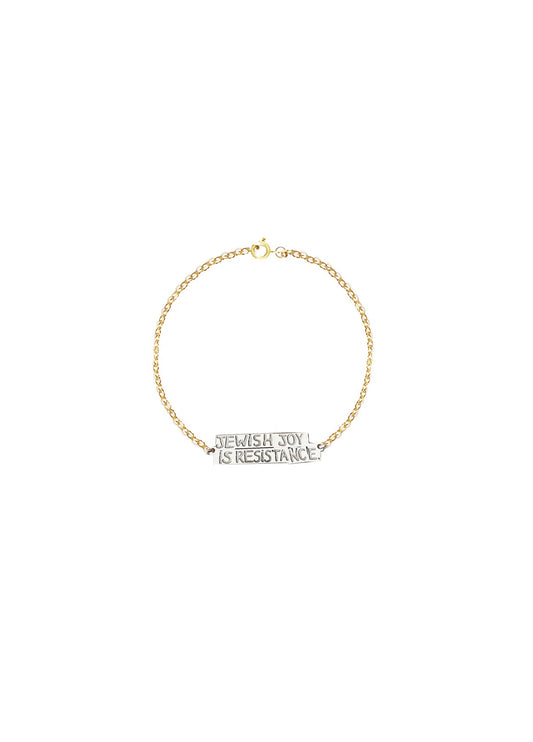 Jewish Joy is Resistance Bracelet
