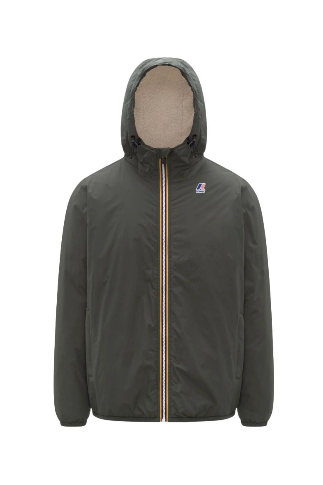 K-WAY - Unisex Le Vrai 4.0 Claude Orsetto waterproof jacket - Size L-5