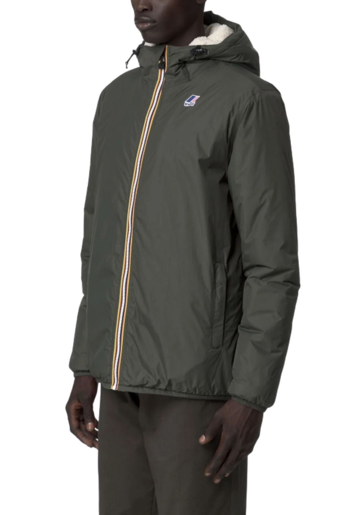 K-WAY - Unisex Le Vrai 4.0 Claude Orsetto waterproof jacket - Size L-8