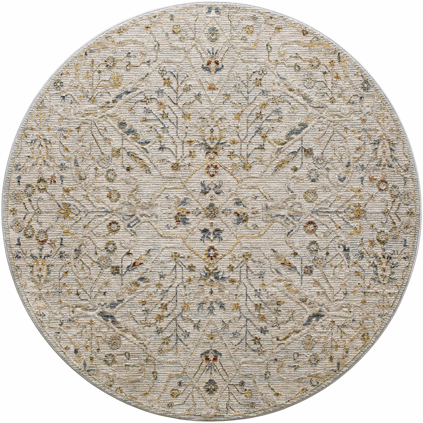 Kabungahan Oushak Style Floral Rug-6