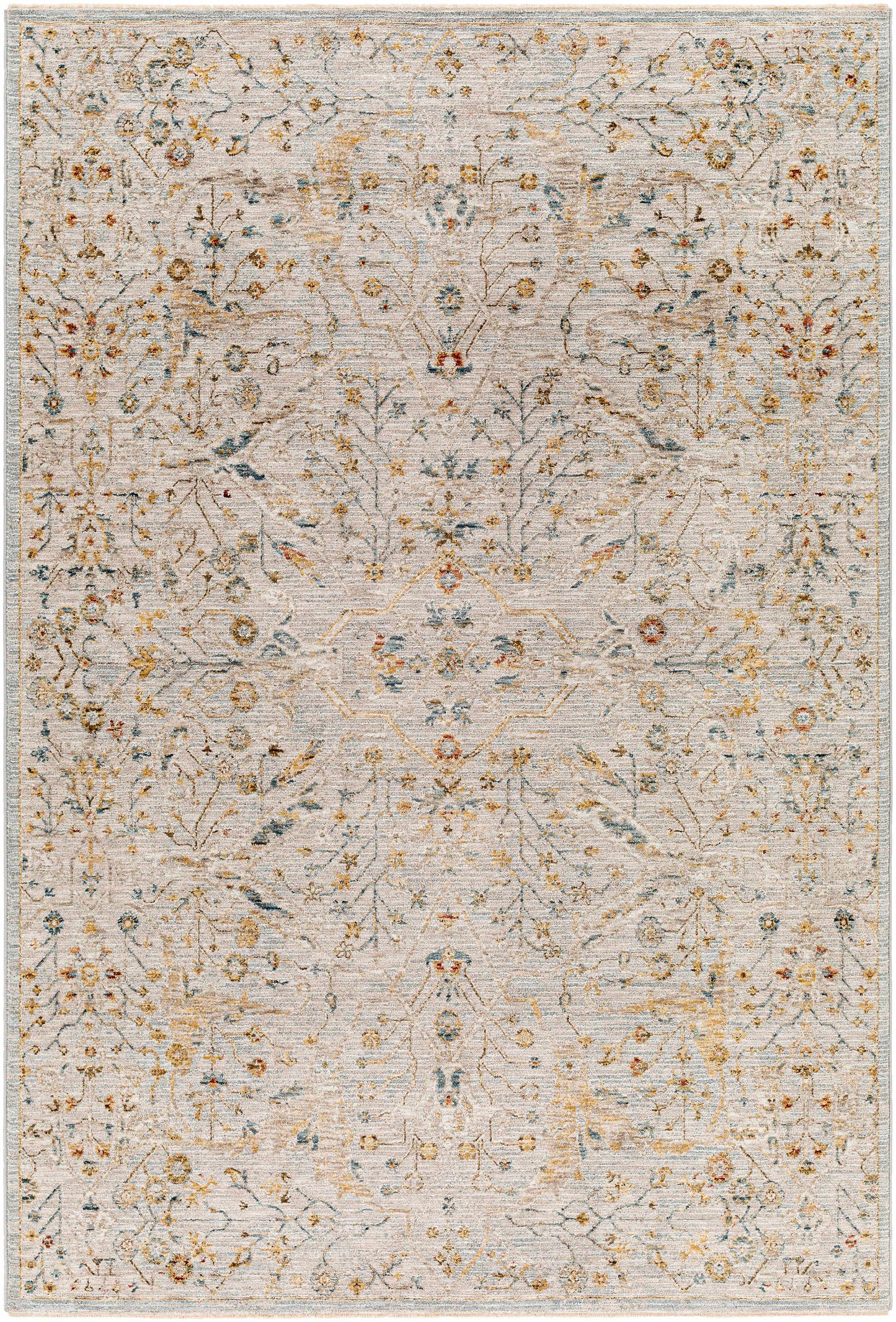 Kabungahan Oushak Style Floral Rug-1