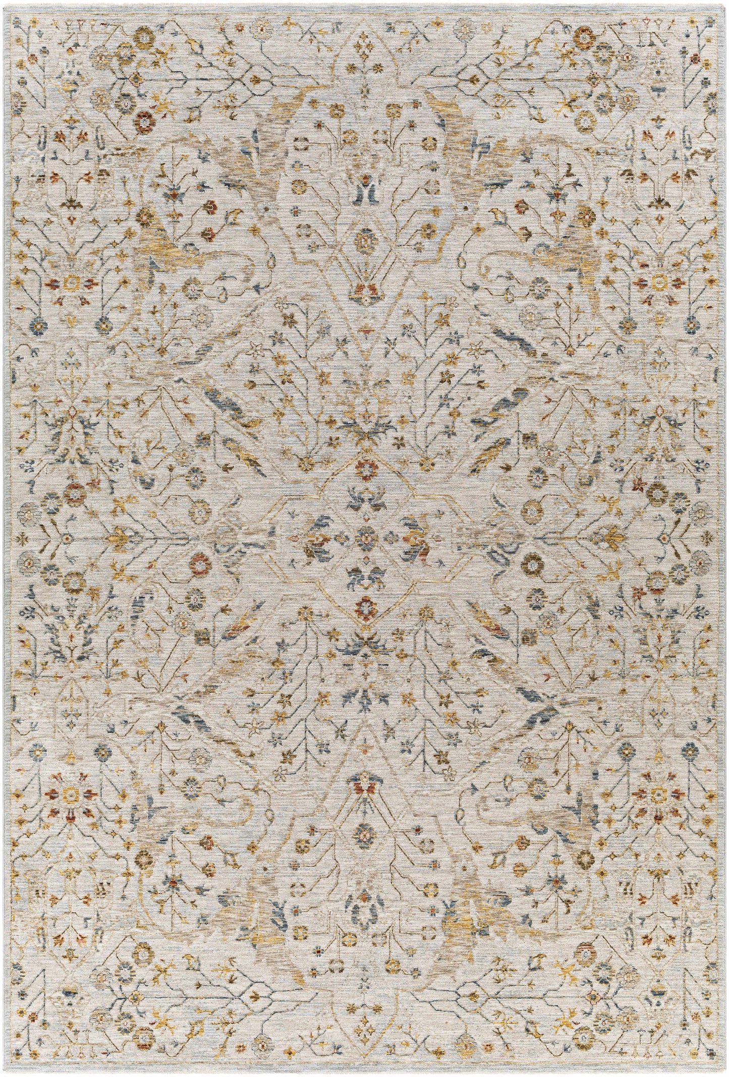 Kabungahan Oushak Style Floral Rug-7