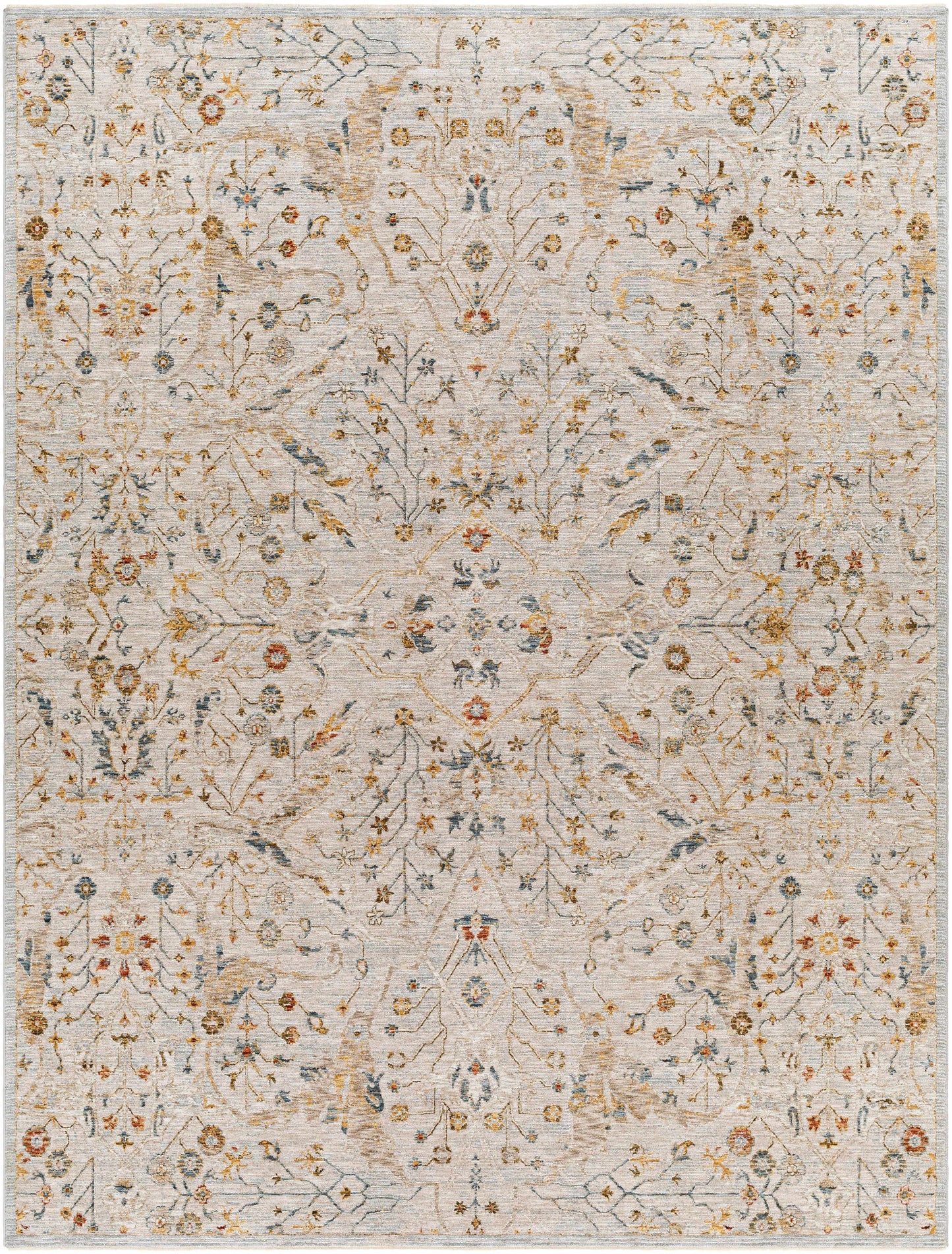 Kabungahan Oushak Style Floral Rug-9
