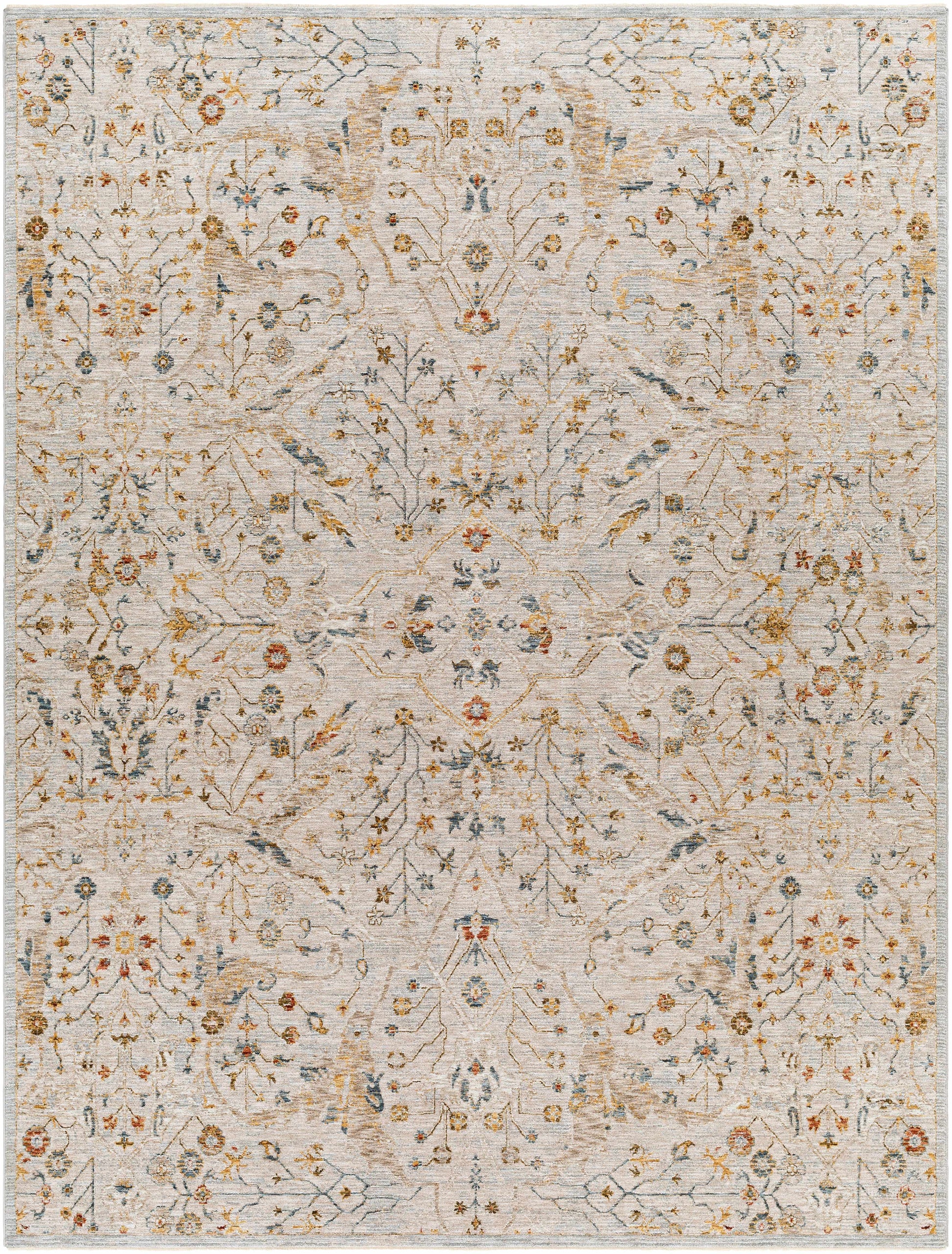 Kabungahan Oushak Style Floral Rug-9