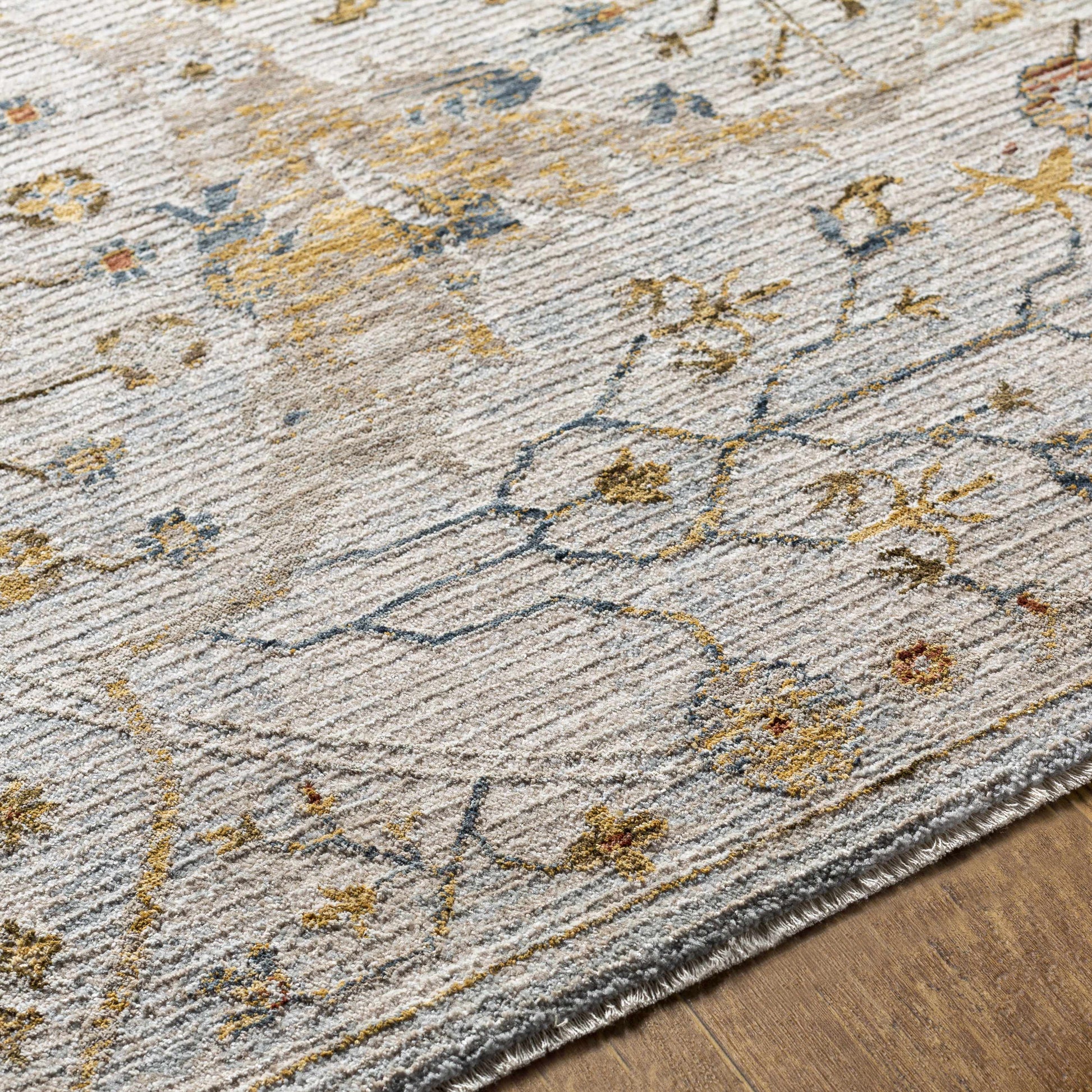 Kabungahan Oushak Style Floral Rug-5