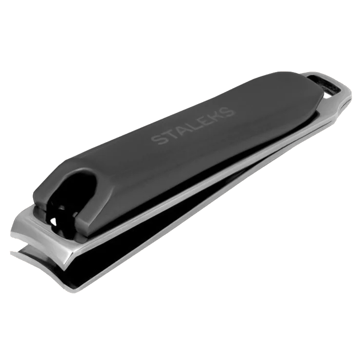 STALEKS BEAUTY & CARE NAIL CLIPPER WITH MATTE HANDLE AND NAIL FILE 50 (MINI) KBC-50- STALEKS™-1