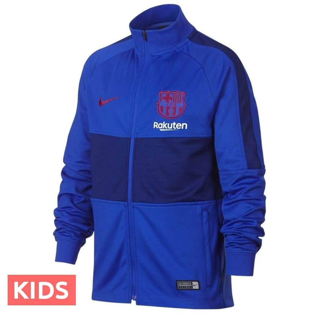Kids - FC Barcelona blue training presentation Soccer tracksuit 2019/2020 - Nike-2