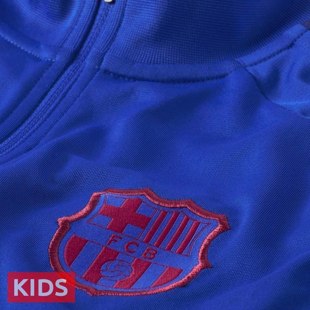Kids - FC Barcelona blue training presentation Soccer tracksuit 2019/2020 - Nike-3