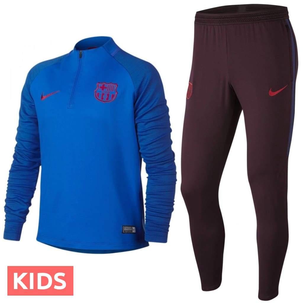 Kids - FC Barcelona soccer training technical tracksuit 2019/20 - Nike-0