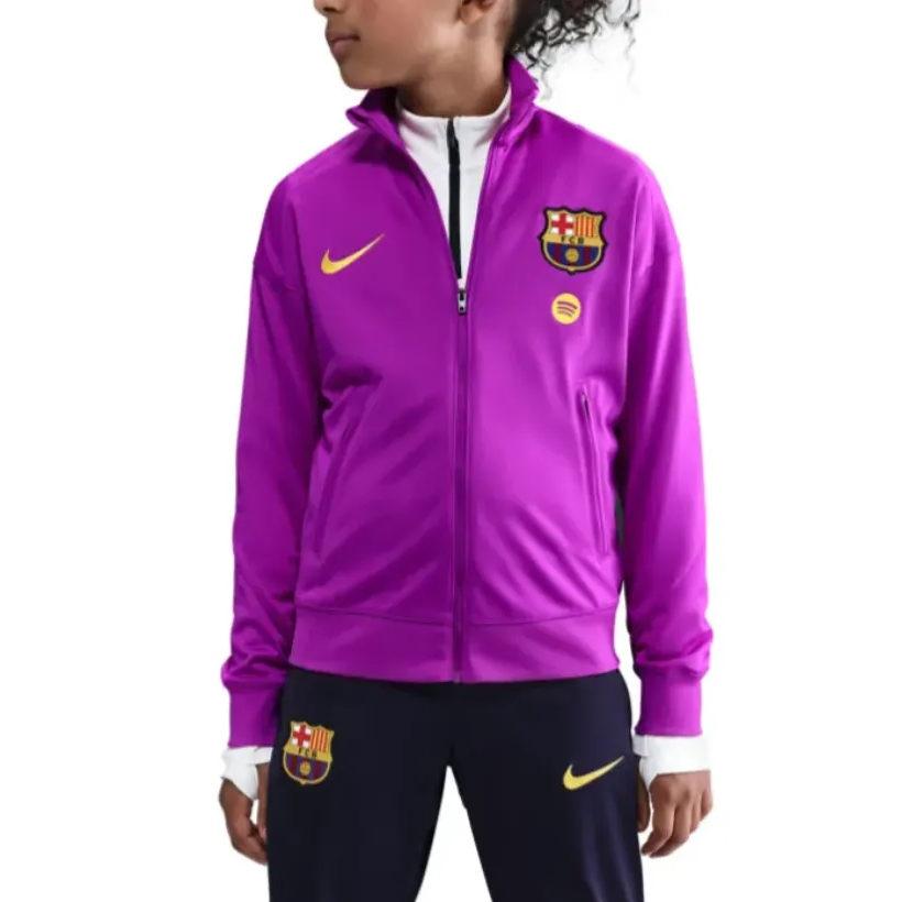 Kids - FC Barcelona training presentation tracksuit 2025/26 - Nike-0