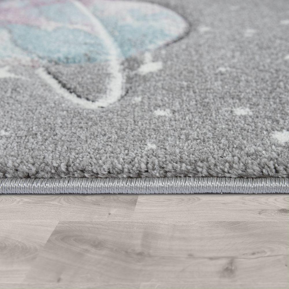 Kids Galaxy Rug Outer Space For Nursery In Grey-1