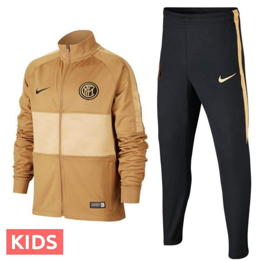 Kids - Inter Milan presentation soccer tracksuit 2020 - Nike-0