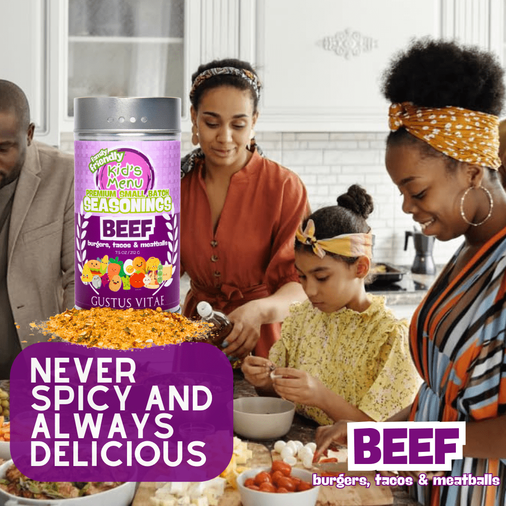 Kid’s Menu: Beef: Burgers, Tacos & Meatballs Seasoning-3